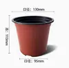 Macetetas de Dos Colores para Plántulas para Plantación de Base, Vasos Nutritivos de Pe Engrosados para Suculentas, Macetas de Plástico Rojas para Flores, Macetas para Suculentas en Stock