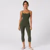 Conjunto de Ropa Deportiva Transfronteriza para Mujer: Top de Yoga sin Espalda, Pantalones Capri de Cintura Alta de Secado Rápido para Correr al Aire Libre, Pilates, Yoga
