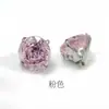 Unha de Orelha Zircônia com Cravação em Garra Corte Rosa Titânio F136 Hélice Liga de Titânio Rosca Interna Joia para Perfurar Lóbulo da Orelha Osso da Orelha
