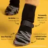 Meias para cachorro com solas antiderrapantes, meias de algodão para cachorro grande, sapatos pretos com estampa de leopardo para pet, meias silenciosas antiderrapantes para pet no atacado