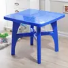 Mesa de Plástico Espessa Mesa de Praia Mesa Redonda Quadrada Mesa de Lazer ao Ar Livre Mesa de Jantar 1,2m Mesa de Barraca de Comida de Mercado Noturno