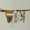 Sueños Antiguos Dorados~Set Dorado Vintage de Pulseras Apilables, Pulseras de Nicho Estilo Resort, Joyería Exagerada para Mujer