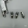 Conector de Entrada de Aire para Pistola Pulverizadora Conector de Acero Conector Rápido para Pistola de Pintura Accesorios para Manguera de Aire Juego Completo Macho