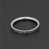 Aowei Luo Joyería de Acero Estilo Coreano Nuevo Patrón de Moda Anillo Individual para Mujer Anillo para Nudillo Plata Anillo de Cola Pequeño Mismo Estilo Venta Caliente