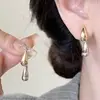 Presilhas de Orelha Estilo Coreano Sem Furo, Brincos com Design Estiloso para Mulheres, Presilhas de Osso da Orelha com Borboleta e Pérola de Franja Longa, Alto Padrão