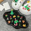 Hebilla Creativa de Zapato de Dibujos Animados Navideños Adecuada para Zuecos Flor de Zapato Reno Muñeco de Nieve DIY Accesorios Desmontables Hebilla Decorativa
