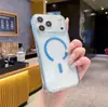 Estuche Magnético para Teléfono con Corazón Lateral de Venta Caliente Compatible con Apple 18PROMAX Resistente a Caídas 17/15 Tacto de Piel Moderno 14/16