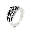 Anillo cruzado europeo y americano para hombre, moderno, de alta calidad, moda, personalidad, anillo de ancla exagerado, joyería transfronteriza para hombre, hip hop