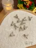 Accesorios Exquisitos de Arte para Uñas de Reno Navideño Lujo Ligero Dibujos Animados Tridimensionales Broca para Uñas de Aleación Navideña Accesorios Portátiles Venta al por Mayor
