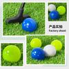 Fábrica de Origem Bola de Golfe para Parque, Balão Retro Espessado à Prova de Explosão, Bola de Borracha Redonda Fosca, Bola de Amostra Multicor