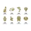 Decorações de Unhas Temáticas Faraó Cleópatra Suprimento Transfronteiriço 8 Tipos de Acessórios Metálicos com Diamantes de Liga Adequados para Esmalte em Gel