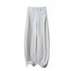 Pantalones Casuales de Tencel para Mujer, Nuevo Estilo Otoño 2026, Pantalones Rectos Retro Chic, Elegantes de Cintura Alta, Con Caída, Versátiles Pantalones de Pierna Curva