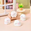 Muñeca Linda de Bollo de Conejo de Dibujos Animados Accesorios de Bolsa Sorpresa Accesorios de Decoración DIY para Casa de Muñecas Adornos Pequeños de Escritorio
