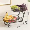 Plato de Frutas para Sala de Estar, Cesta de Frutas para el Hogar, Bandeja Exhibidora de Dulces y Bocadillos para Mesa de Café, Estante para Guardar Frutas de Mesa de Comedor, Artículo de Venta Caliente Transfronterizo
