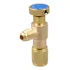 Válvula de Mano Anticongelante Cinco Continentes Refrigerante Freón Válvula de Apertura R22/R410 Aire Acondicionado Doméstico Desmontaje
