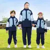 Nuevos Uniformes de Primaria y Secundaria, Chaquetas de Tres Piezas, Uniformes de Jardín de Infancia, Uniformes de Clase de Otoño e Invierno para Niños, Trajes para Día Deportivo