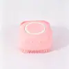 Cepillo para baño de perros más vendido transfronterizo, cepillo de masaje para mascotas suave y antideslizante para limpieza profunda y eliminación de pelo
