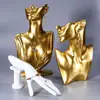 Suporte de Exibição de Colar e Brincos para Retrato de Meio Corpo Suporte de Joias Suporte de Colar Pulseira Pulseira Adereços e Ornamentos para Fotografia