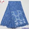 Vestido de tecido vazado respirável com bordado de renda solúvel em água, flor grande, monocromático, renda, tecido de renda, atacado, renda francesa