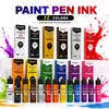 Pintura 60ml Gran Capacidad Pintura a Base de Aceite Tinta Impermeable Resistente al Sol Resistente a Altas Temperaturas Tinta Fabricante Venta al por Mayor en Stock