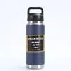 Taza isotérmica de acero inoxidable transfronteriza, gran capacidad, taza para coche de doble capa, botella de agua para senderismo y deportes, aislante y a prueba de frío, venta al por mayor y hecha a medida