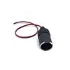 Enchufe de Encendedor de Cigarrillos para Coche con Cable, Enchufe de Alta Corriente para Coche con Cable 0.5 0.75 Cuadrado, Base de Cargador de Coche Modificada