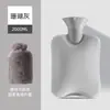 Bolsa de agua caliente de imitación de piel de conejo calentador de manos para inyección de agua calentador de manos invierno calor duradero gran capacidad PVC conveniente bolsa de agua caliente