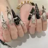 Venta al por mayor transfronteriza europea y americana de accesorios para uñas, remaches perforados estilo punk de chica popular, anillos metálicos, decoraciones para arte de uñas