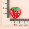 Material DIY Glitter Pérola Maçã Pera Sapatos com Buracos Morango Acessórios de Resina Abacaxi Banana Acessórios de Cabelo Infantil Acessórios