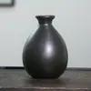 Garrafa de Vinho Cerâmica Japonesa 0,5kg Garrafa Vazia para Bebidas Alcoólicas Jarra de Vinho de Terracota Antiga Jarra de Vinho Garrafa Pequena Doméstica Ornamentos para Armário de Vinho