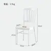 Silla de comedor con asiento plano silla de comedor de metal silla Castle silla de hotel para bodas silla para bodas en el césped gran cantidad en stock