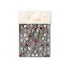 Pegatinas para Uñas con Relieve Tomoni Estilo Ins Sueño Invernal Pegatinas para Uñas Hombre de Jengibre Navideño Pegatinas Auxiliares para Uñas