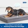 Cama para Perro Gato Mascota con Esponja de Espuma Viscoelástica Cama a Cuadros para Perro Alivia Articulaciones y Mordeduras de Sueño Resistente Fácil de Limpiar