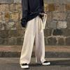 Pantalones Rectos de Pana de Primavera y Otoño para Hombre, Pantalones Coreanos de Pierna Ancha, Otoño e Invierno, High Street Japonés, Pareja, Sueltos, Casuales