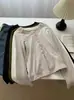 Diseño de varios botones~ ¡Camiseta de manga larga para mujer con cuello Henley vintage! Camiseta básica de algodón elástica adelgazante de ajuste ceñido simple para otoño
