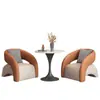 Conjunto de Mesa y Sillas de Hotel de Moda para Balcón, Conjunto de Tres Piezas para Ocio en Balcón, Área de Descanso de Salón de Belleza, Área de Recepción, Una Mesa y Dos Sillas
