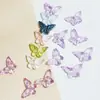 Al por mayor Cristal Glaseado Mariposa Tallado Doble Cara Cuentas Sueltas Pulsera DIY Collar Cuerda para Tejer Accesorios para Abalorios Materiales