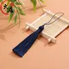 Borla Corta Gruesa de 8 cm Borla Vertical Venta al por Mayor Estilo Chino Marcapáginas Colgante para Ropa Borlas de Accesorios Adornos Borla de Poliéster Borlas