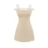 Vestido puramente seductor de un solo hombro para mujer, estilo retro de nicho de verano con un diseño que ciñe la cintura, vestido corto sexy