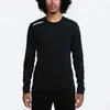 Outono e Inverno Masculino Veludo Corrida Treino Fitness Roupa Masculina Solta Alta Elasticidade Quente Esportiva Camiseta de Manga Longa