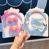 Nuevo conjunto de diadema de lazo y pinza para el pelo transfronterizo para niños, dulce conjunto de accesorios para el pelo de princesa para niñas