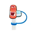 Serie de Cuidado Médico Transfronterizo Gorra de Paja Dibujada Cubierta de Paja de 8/10 mm Tapón Antipolvo de Paja de Silicona de Grado Alimenticio Venta al por Mayor