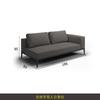 Sofá de Madera Maciza para Exterior Patio Jardín Exterior Balcón Exterior Mesa de Centro Mesa y Silla Muebles de Aleación de Aluminio Diseñador