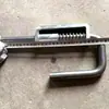 Peças Conectoras de Cerca, Acessórios para Tela de Arame, Dobradiça de Portão de Cerca, Fechadura, Tubo Quadrado, Tubo Redondo, Grampo, Dobradiça de Porta, Braço Suporte para Arame Farpado