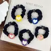 Corea del Sur Ins Súper Hada Organza Pedrería Amor Perla Anillo para el Cabello de Intestino Delgado Bolas para Cola de Caballo Alta Cuerda para el Cabello Accesorios para el Cabello para Mujeres