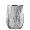 Copa para Huevo con Vaso Aislado de Acero Inoxidable 304, Copa de Vino en Forma de U, Popote de 12 oz, Copa Cáscara de Huevo, Vaso al Vacío, Vaso Cielo Estrellado