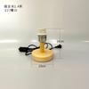 Portalámparas de madera maciza base de madera portalámparas enchufable rosca e27 base e14 portalámparas diy con interruptor cable