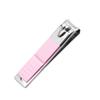Cortaúñas de acero inoxidable de alta calidad, herramientas para manicura y pedicura, tijeras para piel muerta, cortaúñas, cuchillo para pedicura, caja de aluminio, juego de 5 piezas
