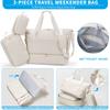 Bolsa de Viagem Transfronteiriça de Três Peças para Curta Distância, Bolsa de Ombro Portátil, Bolsa Fitness com Separação Seco e Molhado, Compartimento para Sapatos, Bolsa Mamãe de Grande Capacidade