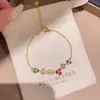 Pulseira Ajustável Redonda de Zircônia Super Brilhante, Luxo Leve, De Alta Qualidade, Pulseira Fashion e Simples, Design de Nicho, Joia de Mão para Mulheres